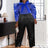AOMEI Bowite See Through 2 Piece Set Straight Pants