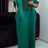African Shiny Bubu Dresses Patchwork Sequined Elegant Africa Clothing Green / One Size