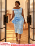 sequin midi dress
