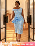 sequin midi dress