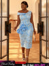 sequin midi dress
