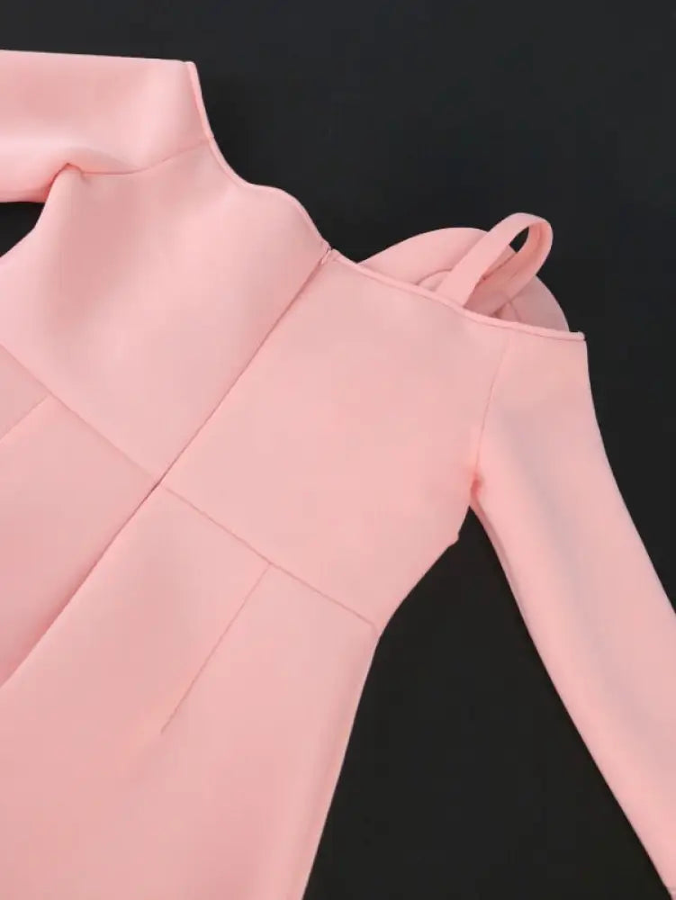 AOMEI Flower Asymmetrical Midi Party Dress