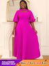 pleated maxi dress