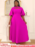 pleated maxi dress