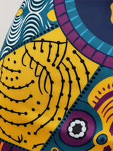 AOMEI Plus Size Floral Printed Tassel Skirts