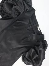 AOMEI Puff Sleeve A Line Two Piece Skirt Sets