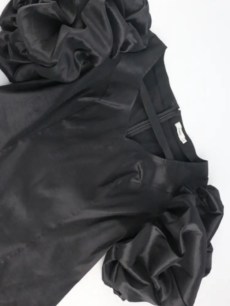 AOMEI Puff Sleeve A Line Two Piece Skirt Sets