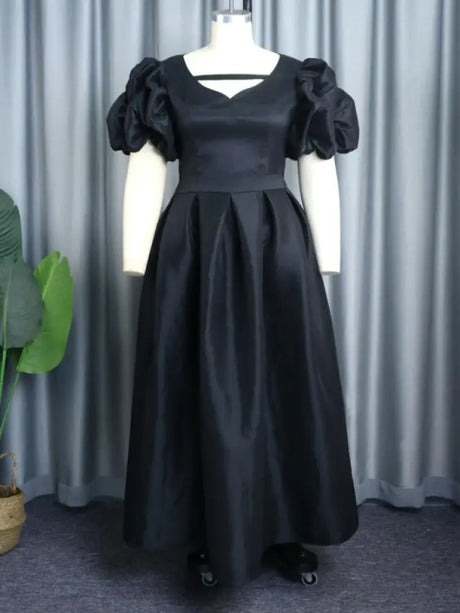 AOMEI Puff Sleeve A Line Two Piece Skirt Sets
