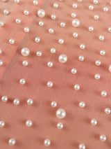 AOMEI Sexy See Through Beaded Midi Dress