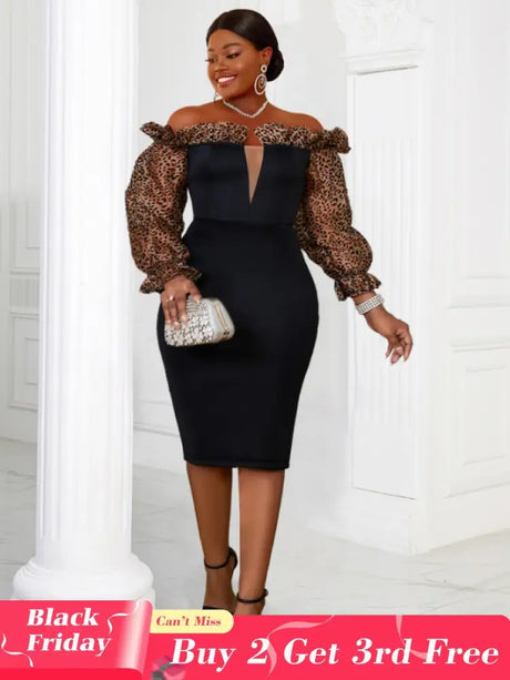 AOMEI Strapless Deep V Neck Pencil Dress Bodycon Black / S