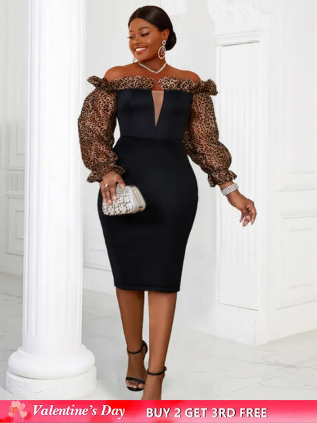 AOMEI Strapless Deep V Neck Pencil Dress Bodycon Black / S