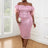 sequin midi dress