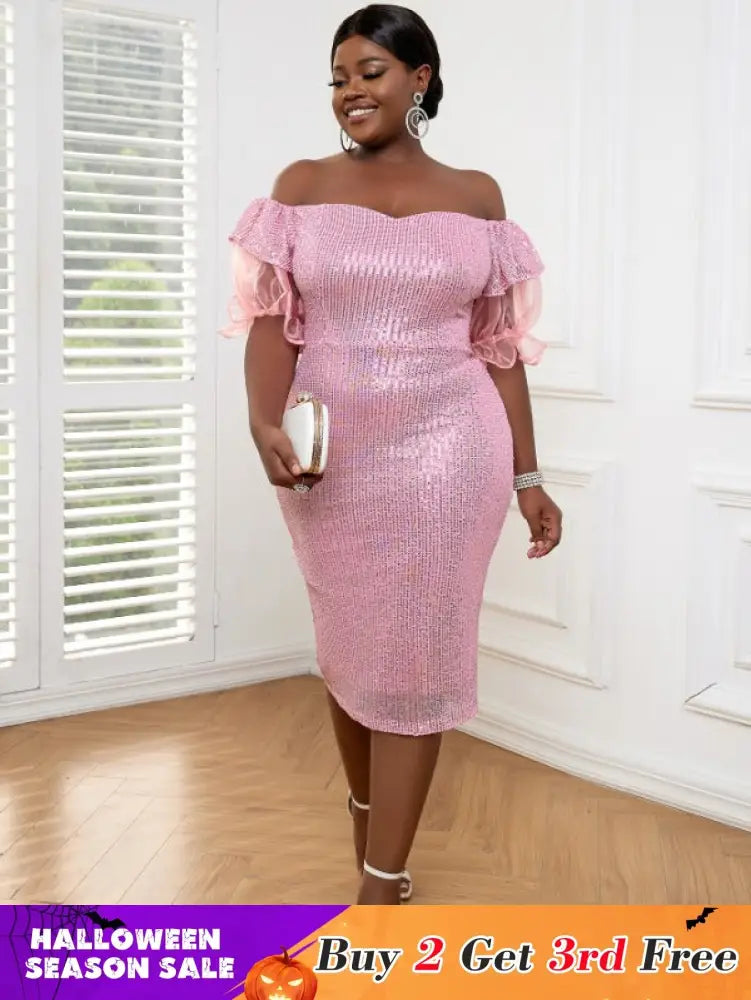 sequin midi dress