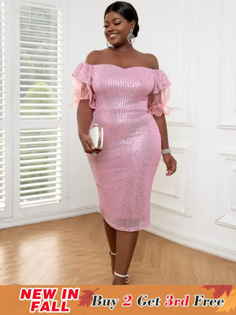 sequin midi dress