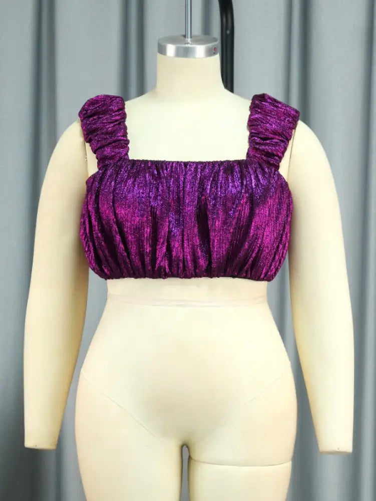 AOMEI Strappy Glitter Sexy Tanks Tops Camis Plus Size