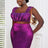 AOMEI Strappy Glitter Sexy Tanks Tops Camis Plus Size Rose / S