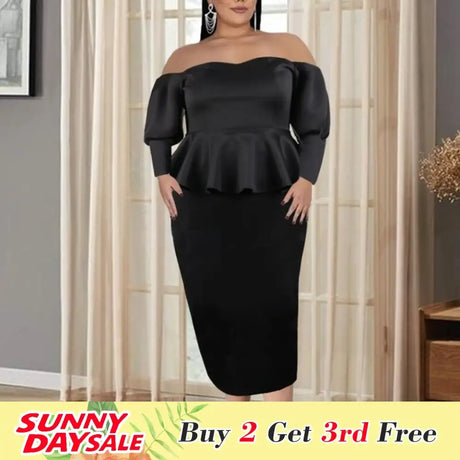 AOMEI Two Piece Set Ruffles Strapless Suits 2 piece set