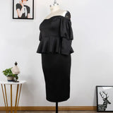 AOMEI Two Piece Set Ruffles Strapless Suits 2 piece set