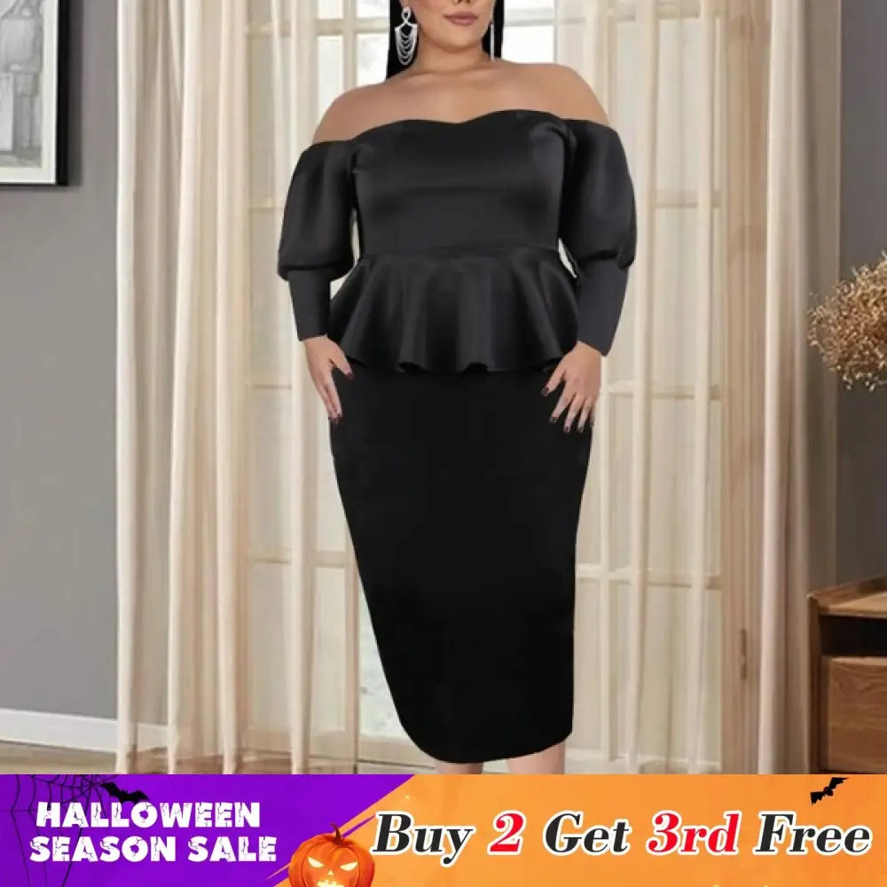 AOMEI Two Piece Set Ruffles Strapless Suits 2 piece set