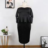 AOMEI Two Piece Set Ruffles Strapless Suits 2 piece set