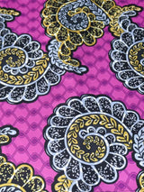 AOMEI V Neck Patchwork African Printed Midi Dresses