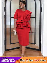 Red Chic Elegant Slim Evening Dresses