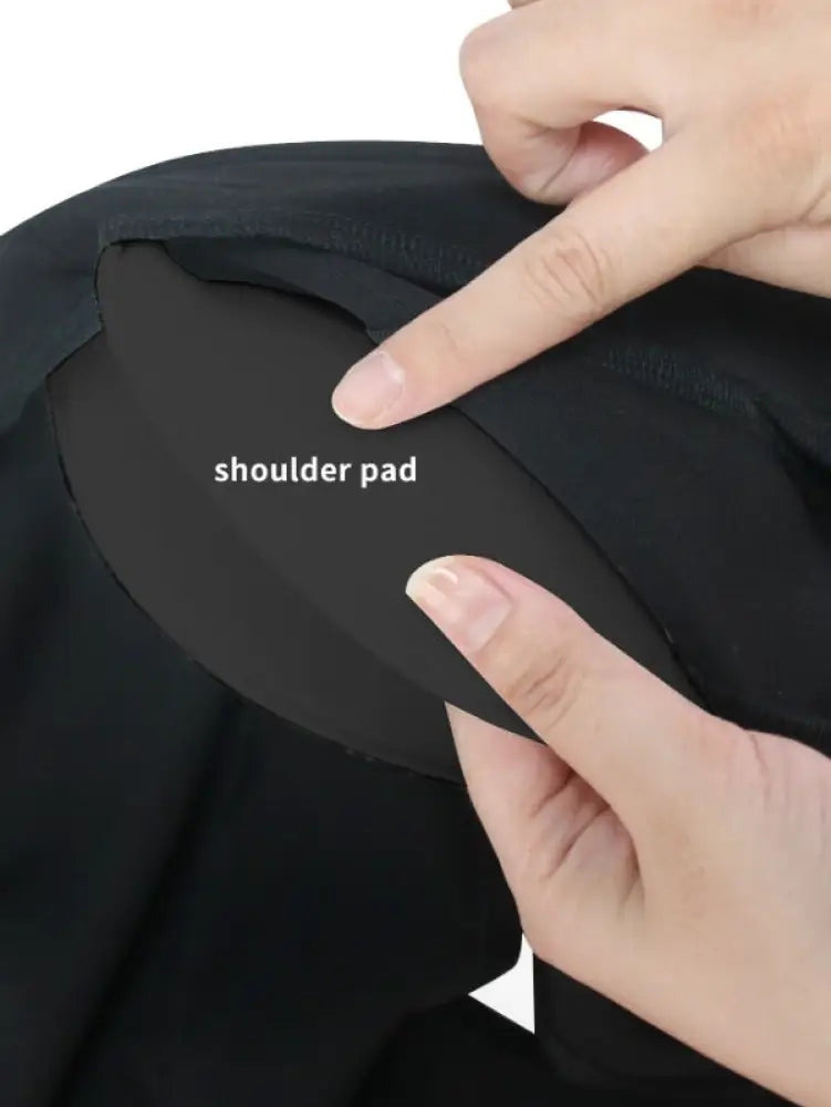 AOMEI Women V Neck Cloak Sleeve Black Blazers with Waist Belt