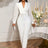 AOMEIDRESS 2025 Party Women Jumpsuit White Formal Elegant Office Wear White / S