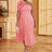AOMEIDRESS 3D Flower One Shoulder Pleated Summer Cocktail Dress Pink / S