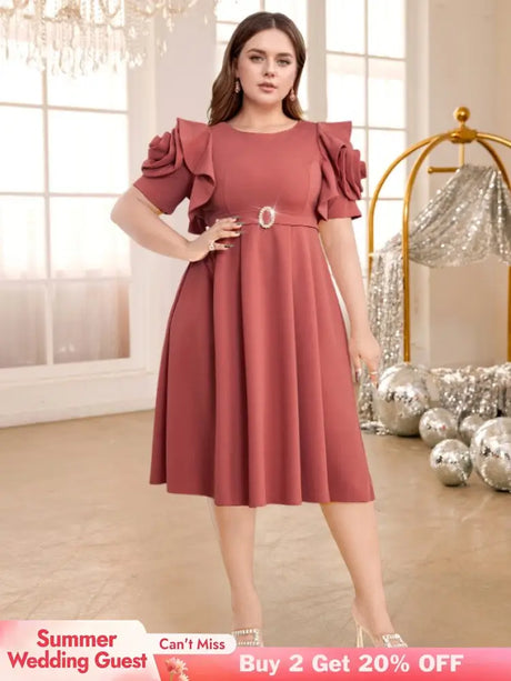 Cameo Brown o neck dresses for women