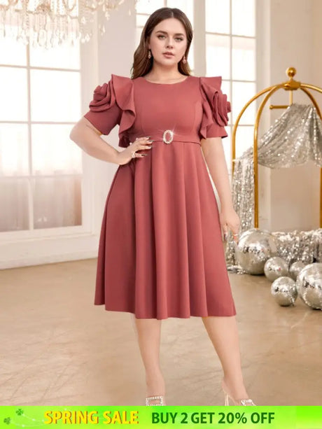 Cameo Brown o neck dresses for women