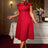 Perfect for mommy and me Easter dresses mothers day outfits and plus size 50s dresses this A line boat neck design flatters every curve with retro charm

