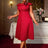 Perfect for mommy and me Easter dresses mothers day outfits and plus size 50s dresses this A line boat neck design flatters every curve with retro charm

