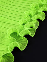 AOMEIDRESS A Line Chiffon Cake Dresses Short Sleeves Ruffle Layered