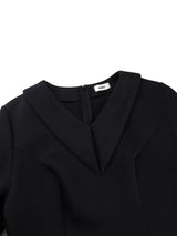 AOMEIDRESS A Line Dress Lantern Sleeves Turn Down Collar Party Gowens