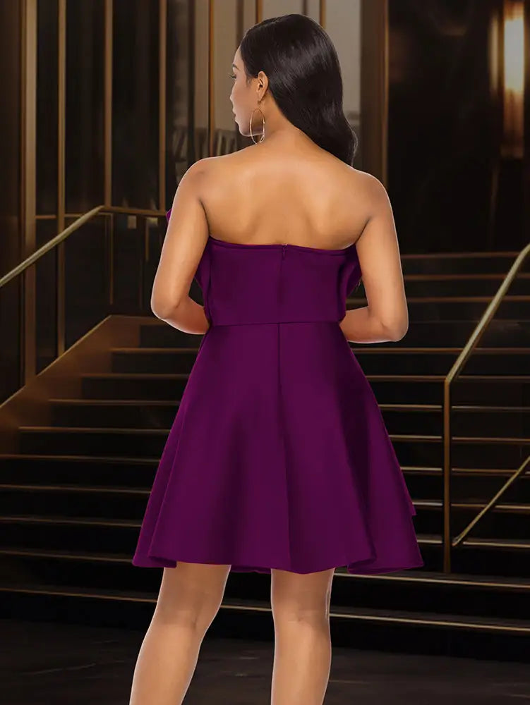 AOMEIDRESS A Line Gown for Women Formal summer Wedding Guest Dress