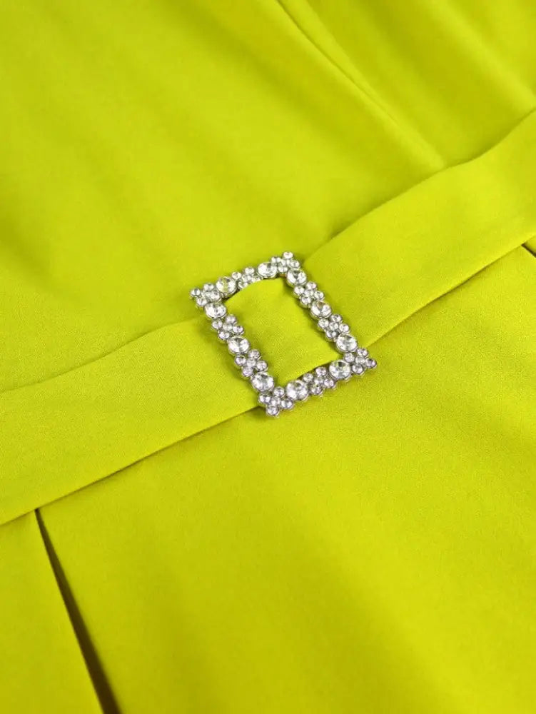 AOMEIDRESS A Line Party Dress O Neck Cloak Sleeve Beading High Waist