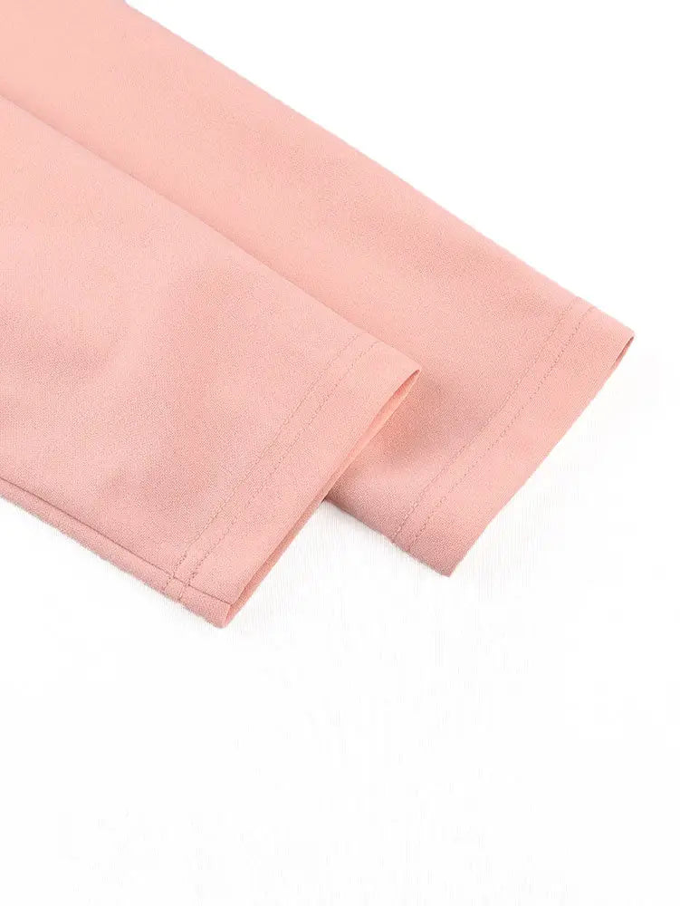 AOMEIDRESS A Line Pleated Dress Square Collar Sleeveless Ruffles