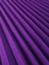 AOMEIDRESS A Line Pleated Dress V Neck Sheer Dot Puff Sleeves Gowns