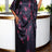 AOMEIDRESS Africa Bubu Dress Kaftan Priting Waist Tie Batwing Sleeves - Black / OneSize