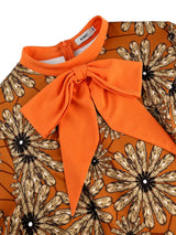 AOMEIDRESS African Printed Mermaid Dress Office Lady Church Gowns