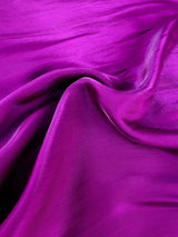 AOMEIDRESS African Shiny Tassel Boubou Dress Loose Traditional Gowns Purple / OneSize