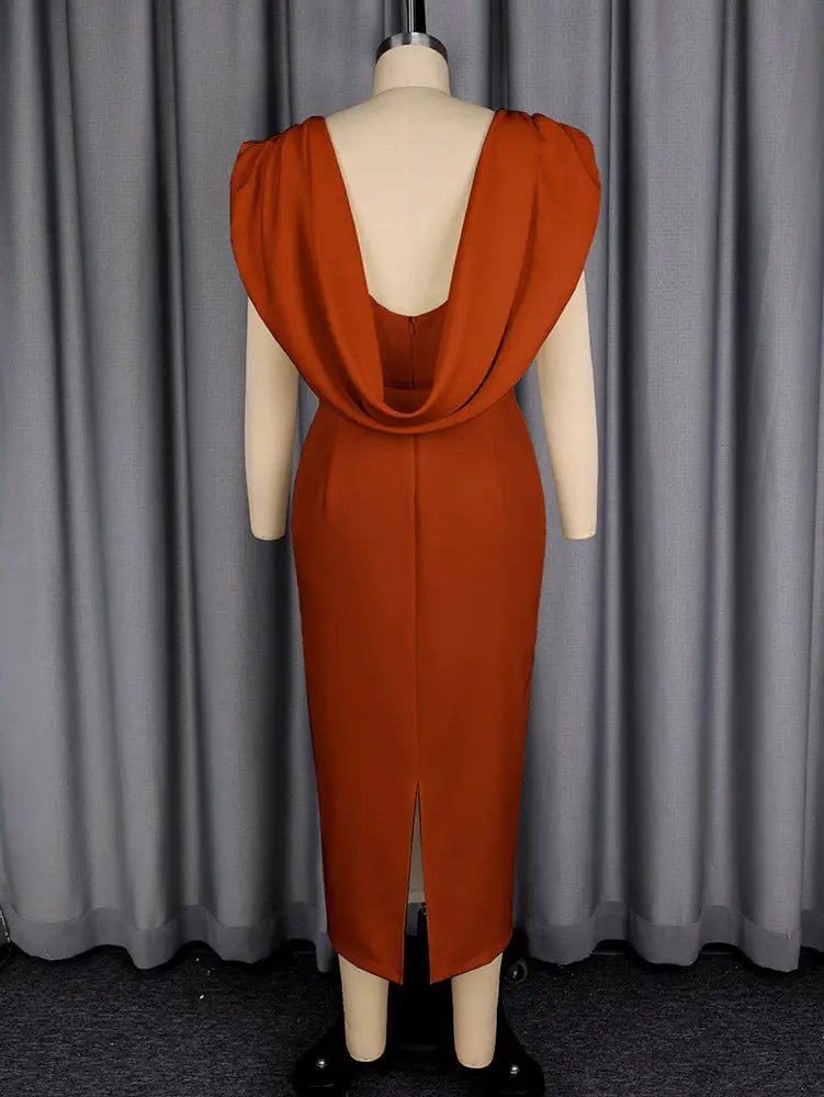 AOMEIDRESS Backless Bodycon Dresses Off The Shoulder Sleeveless Party