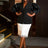 AOMEIDRESS Black Casual Blazer Top With One Button Office Lady Clothes Black / S