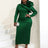 Plus size bodycon church dress for women