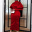 AOMEIDRESS Bodycon Long Christmas Party Dress Plus Size Party Dresses Red / S