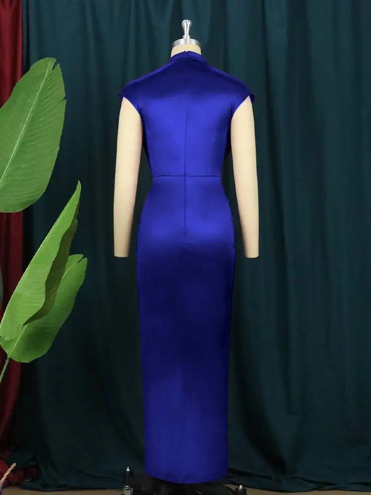 Shiny High Waist Fitted Dresses for Women