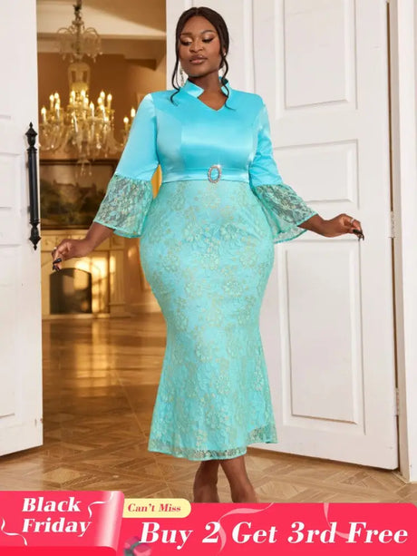 light blue v neck dresses for women