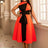 Bow-knot decor party dress for women