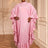 AOMEIDRESS Bubu Dresses Kaftan Loose Ruffles Africa Party Gowns Pink / One Size